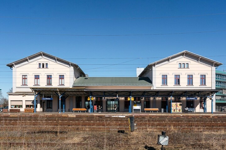 Der Bahnhof Lutherstadt Eisleben wird barrierefrei Foto: Jörn Daberkow 
