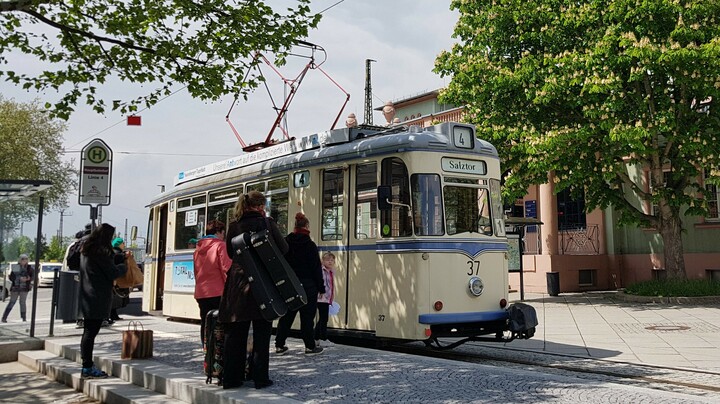 Alte Straßenbahn